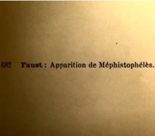 Фауст: Появление Мефистофеля