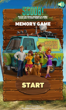 SCOOB! Memory Game